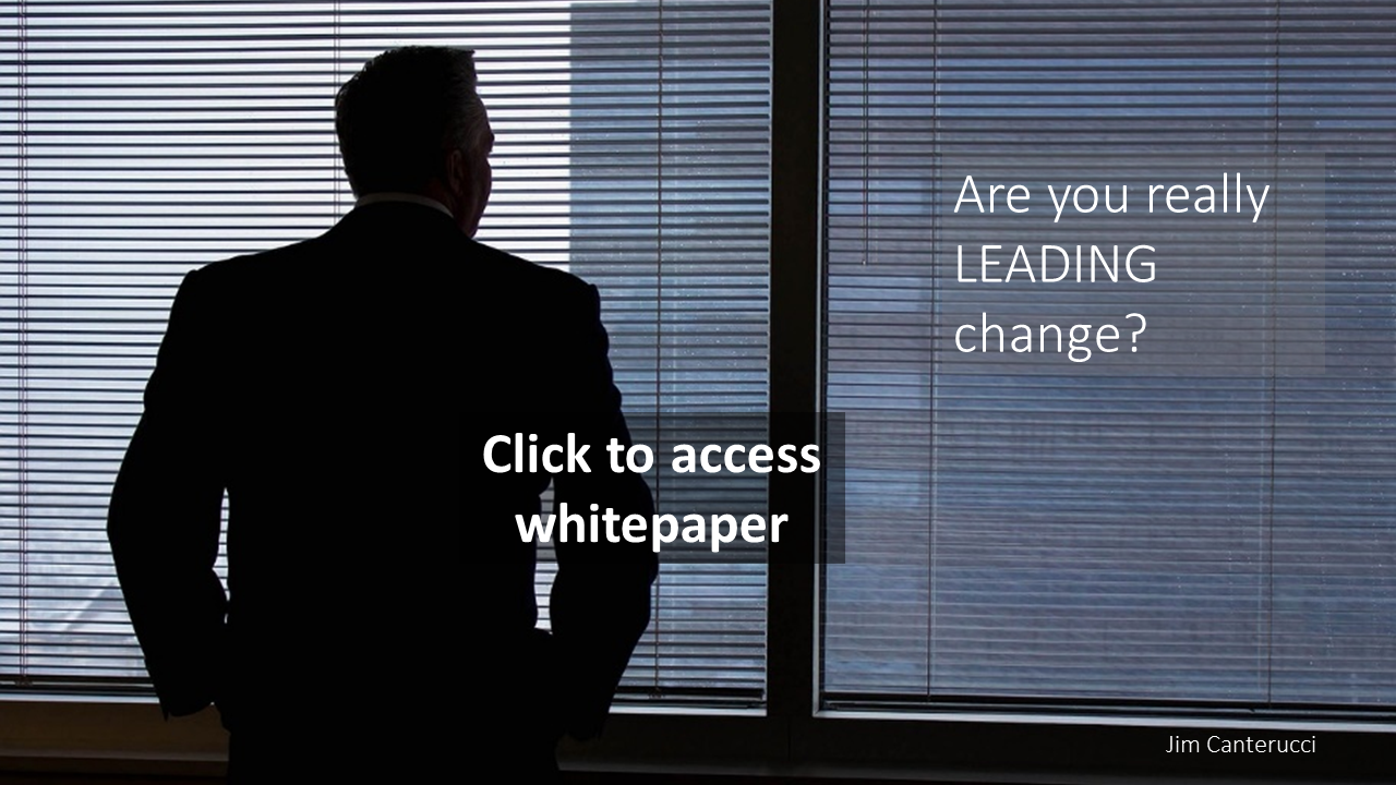 Are you really LEADING Change?